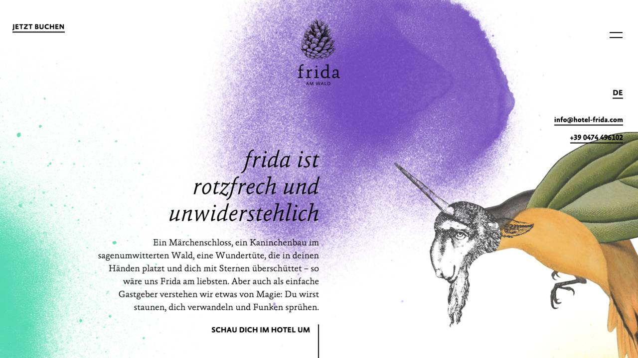 Frida am Wald