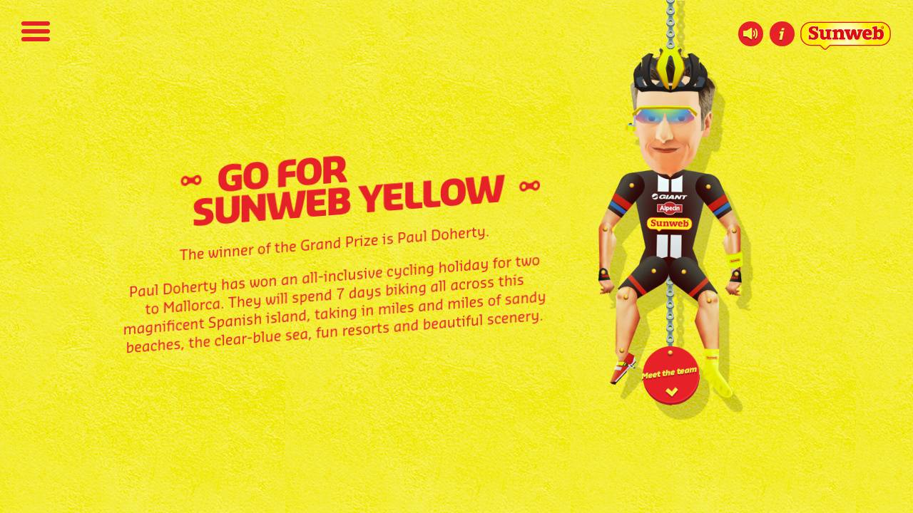 Go For Sunweb Yellow